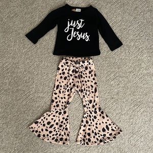 Just Jesus 2 piece set- Sizes 2T, 4T, and 5T